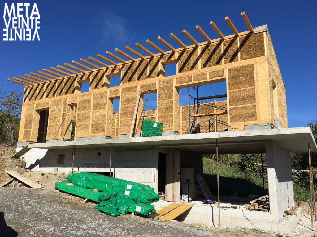 Vivienda de paja en Valle de Mena