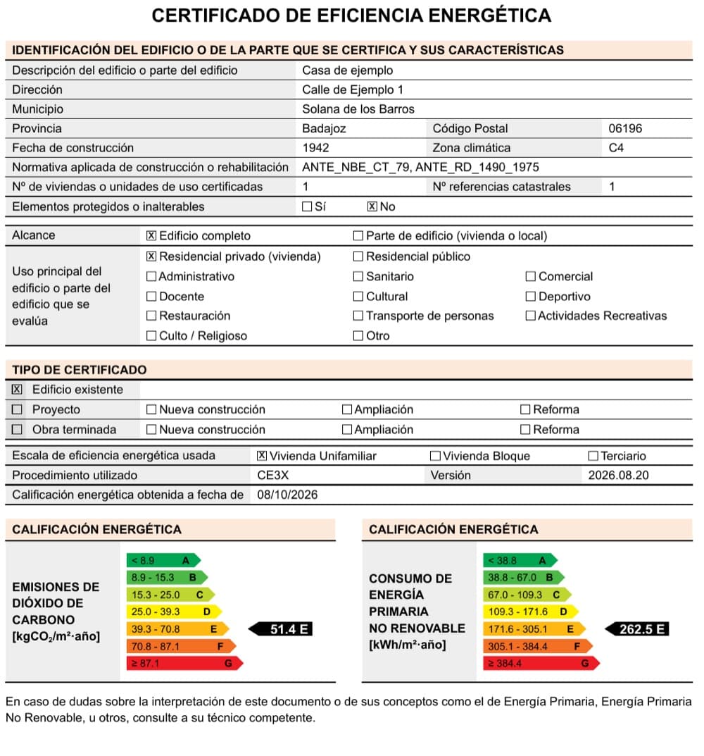 Página 1 · la calificación